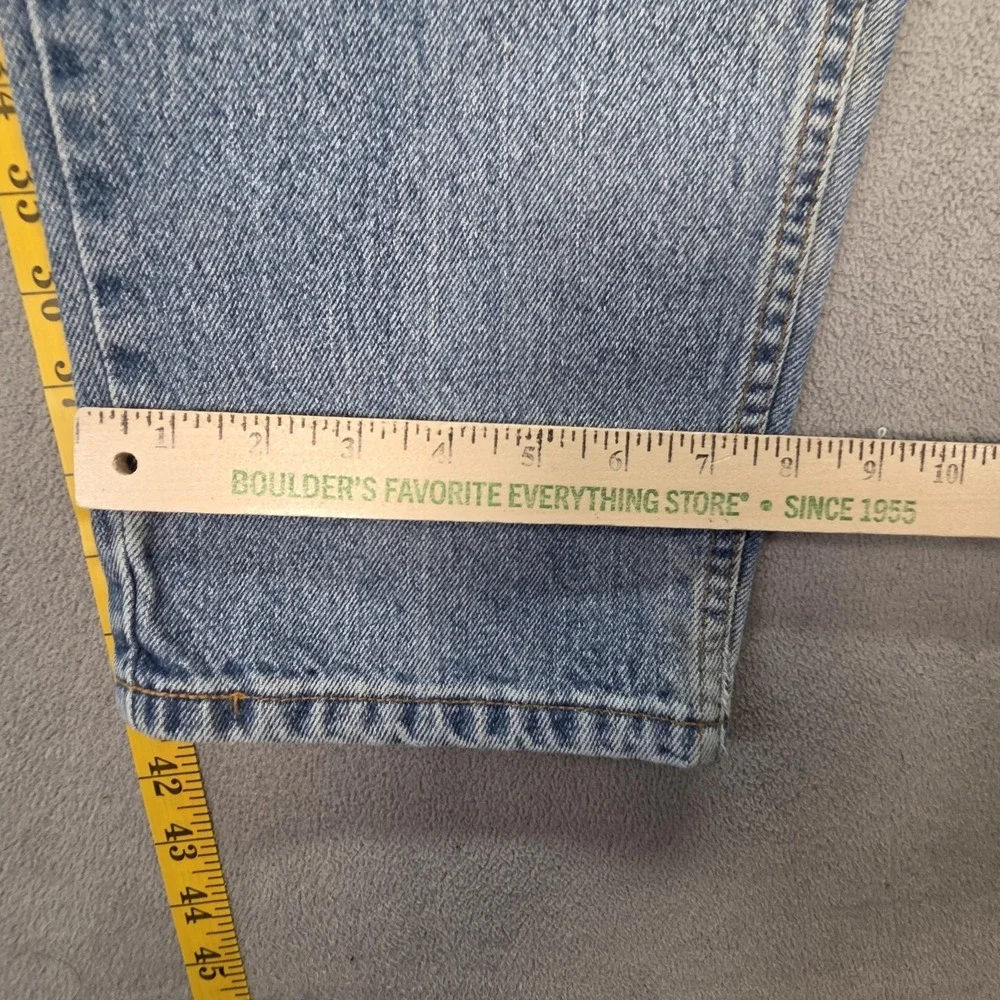 Levis 560 Jeans Mens Light Wash Blue Denim Relaxed Tapered Zip Fly‎ Fits 33x31